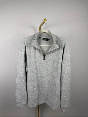 Rodd & Gunn Men's Light Gray Half-Zip Sweater